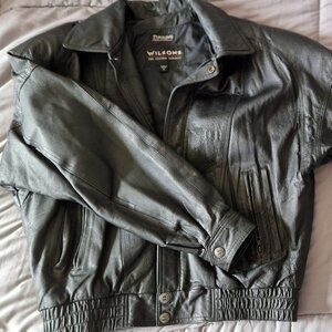 Leather Jacket Size M black